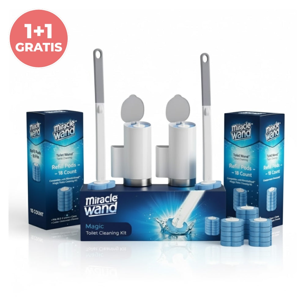 MiracleWand™ – Hygienische Einweg-WC-Bürste - Deluxe-Bundle 1+1 Gratis